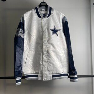 Starter Dallas Cowboys light weight Satin Jacket size XL or 2XL